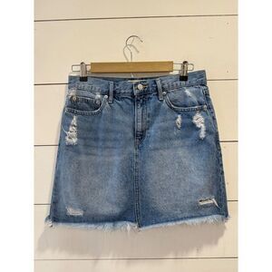 COPY - Gap Distressed Raw Hem Mini Skirt Size 30